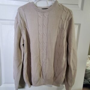 LYLE & SCOTT SCOTLAND 100% COMBED COTTON KNIT SWEATER MENS MED.